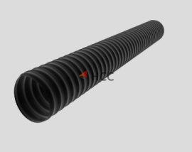 Спиральновитая Труба Металлическая (ГСМТ) 2; 1000, Zn 6ОН HDPE(2) пластик